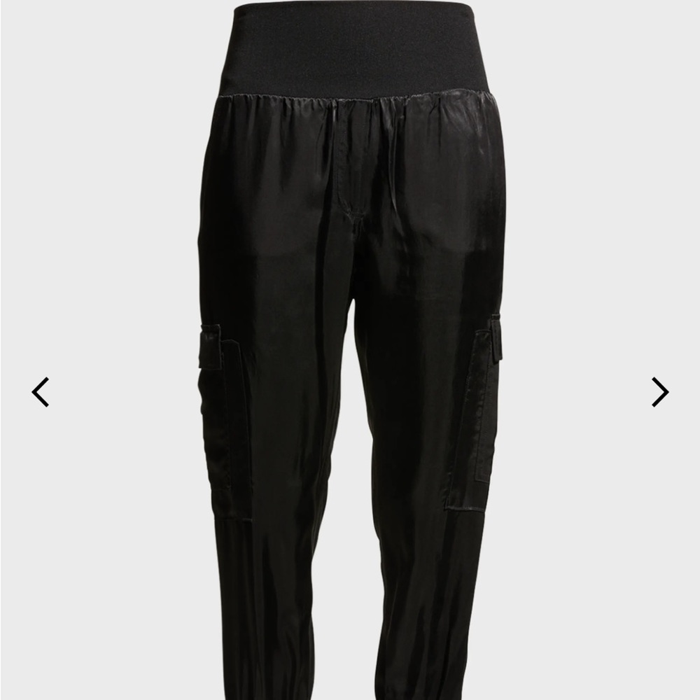 Cinq a sept satin jogger pants L like new - Picture 4 of 7